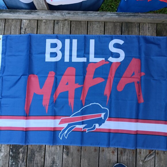 NEW Buffalo Bills Mafia Dark Blue NFL 3X5 Feet Flag - Picture 1 of 3